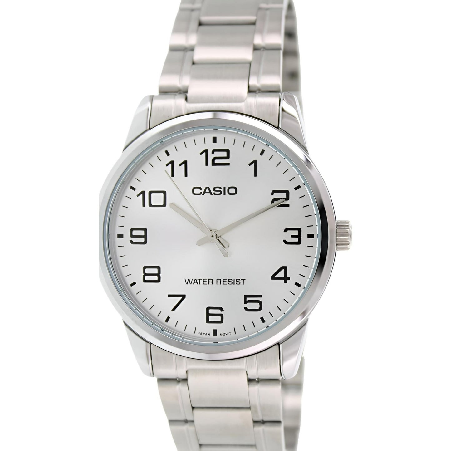 Casio Men's Analog Quartz Silver Stainless Steel Watch MTP-V001D-7B