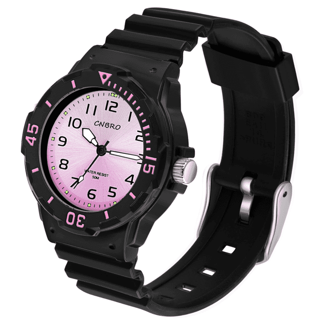 Findtime Women's Wrist Watches Nurse Watches with Second Hand for Women Waterproof Easy Read Dial Minimalist Basic Watch Luminous Nursing Watch for Women Gold Black Green White Pink