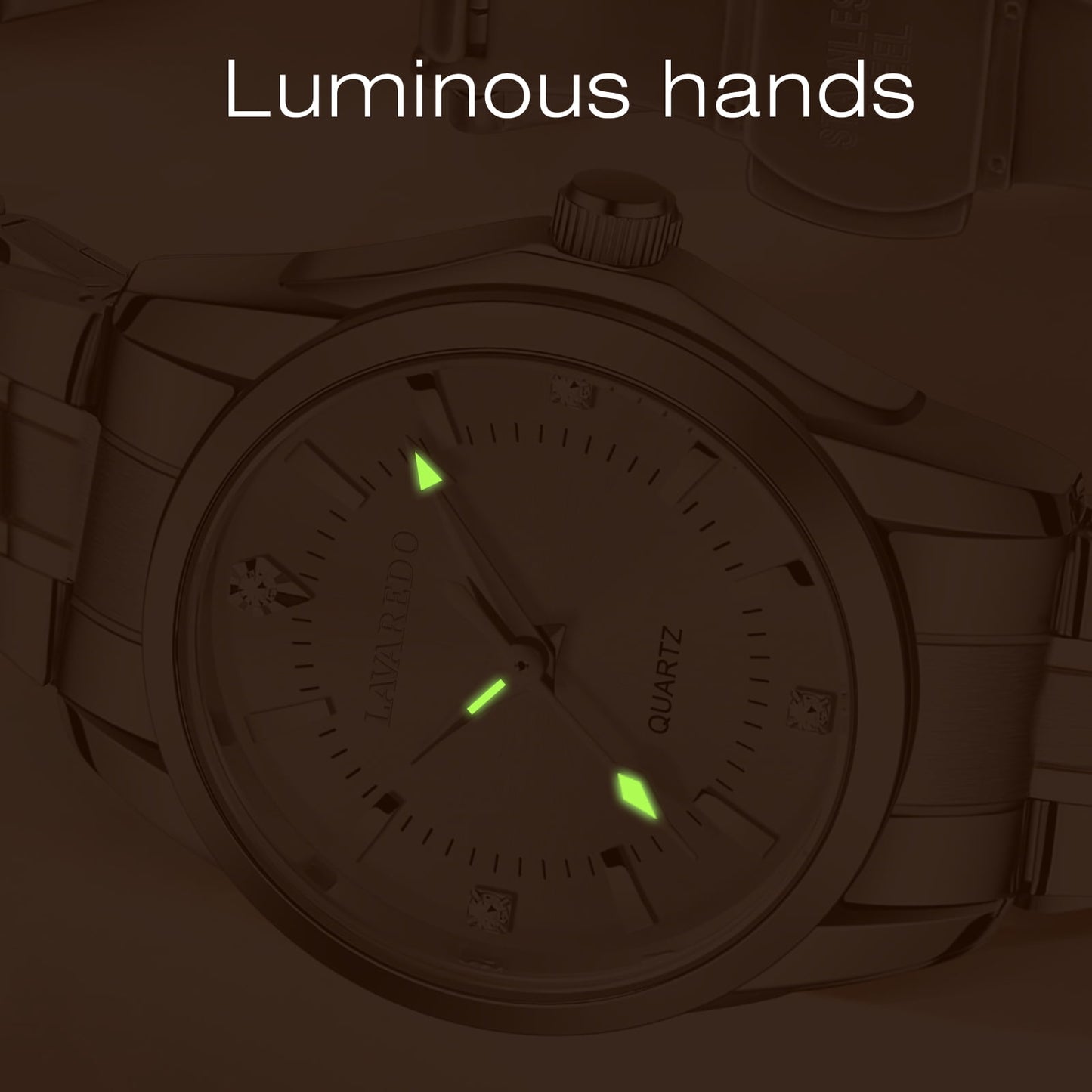 Bomieux Women Watch Quartz Lady Wristwatch with Solid Stainess Steel Band Luminous Pointer 3ATM Waterproof Watch Gift for Woman