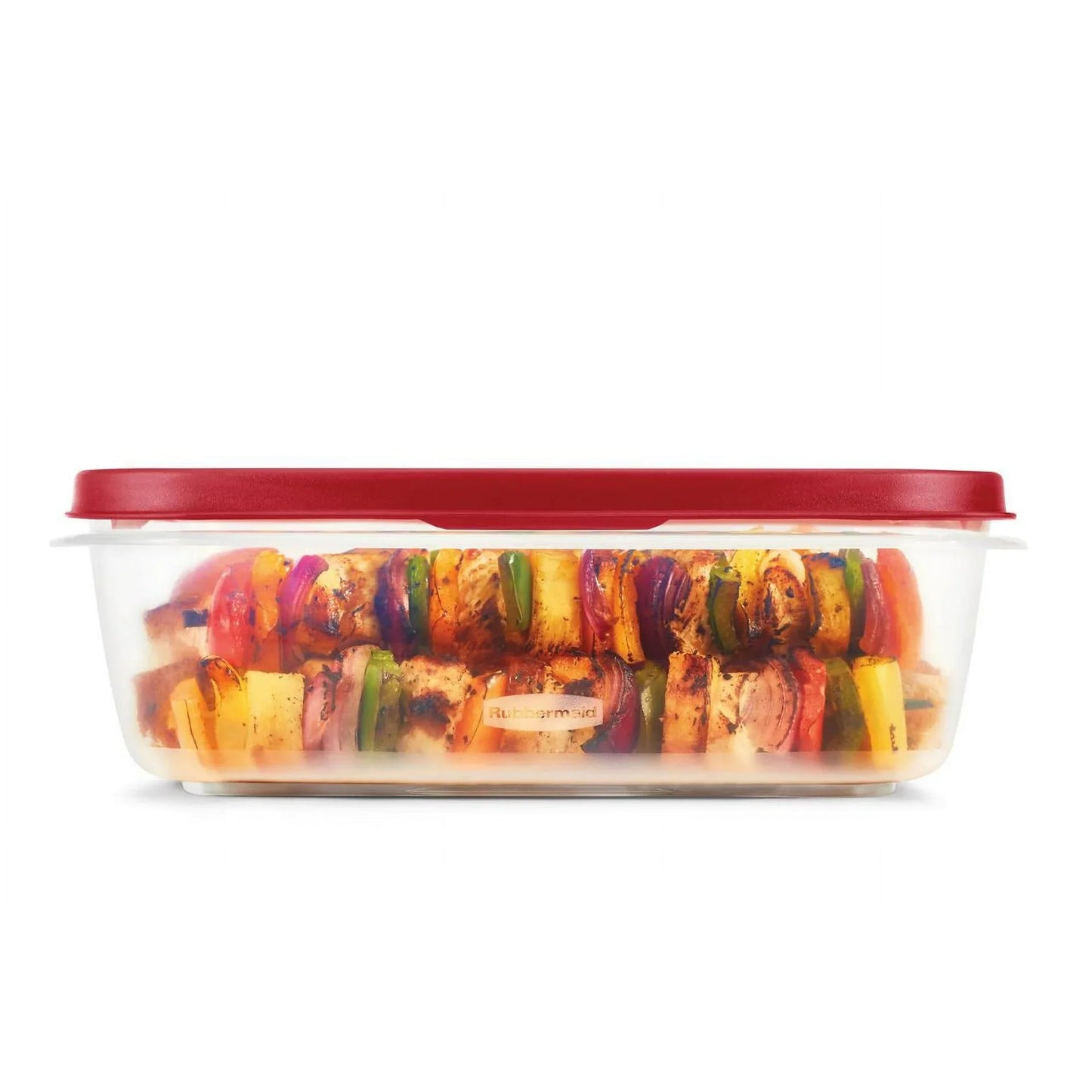Rubbermaid EasyFindLids 24 Piece Food Storage Containers Variety Set, Red